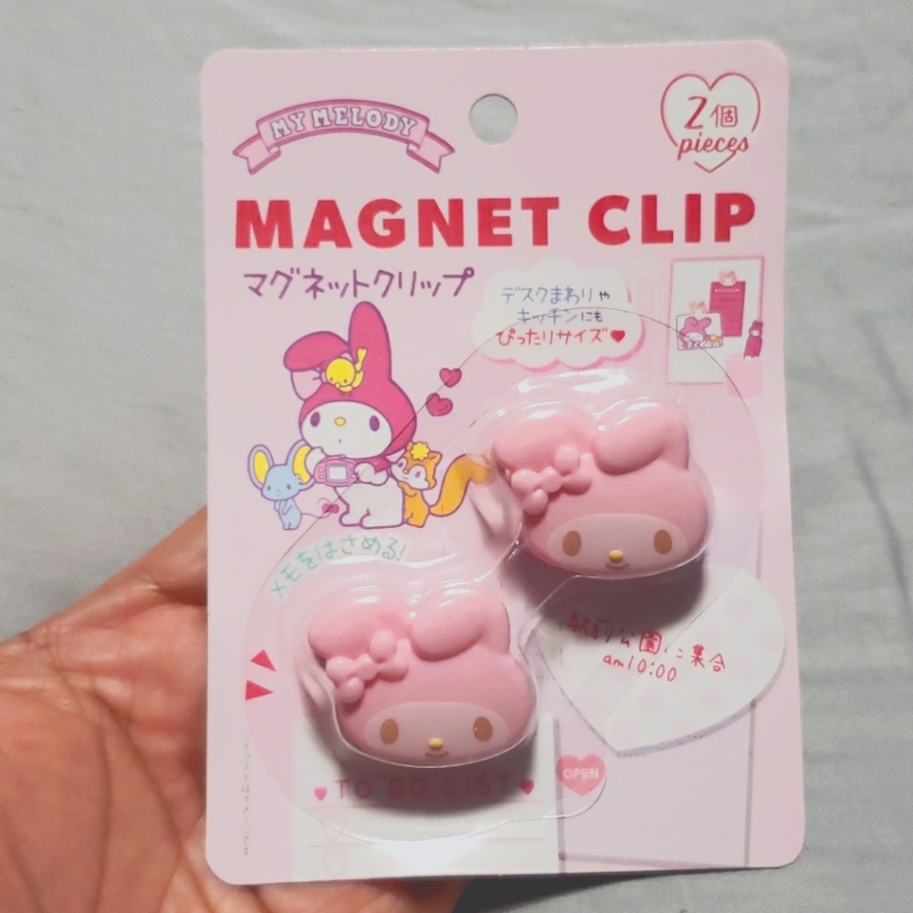My Melody Magnet Clips